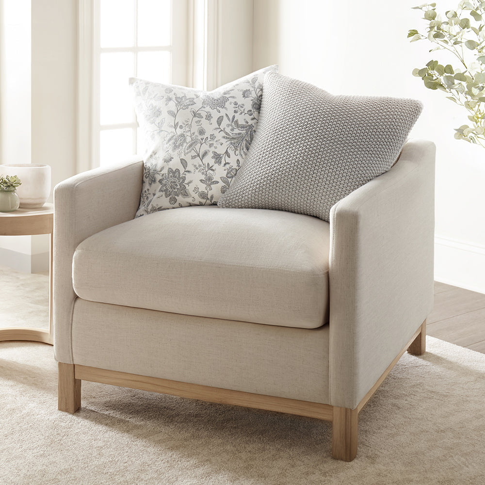 2-Pack Seed Stitch Knit With Jacobean Décor Throw Pillows (Sale) - Linens And Hutch