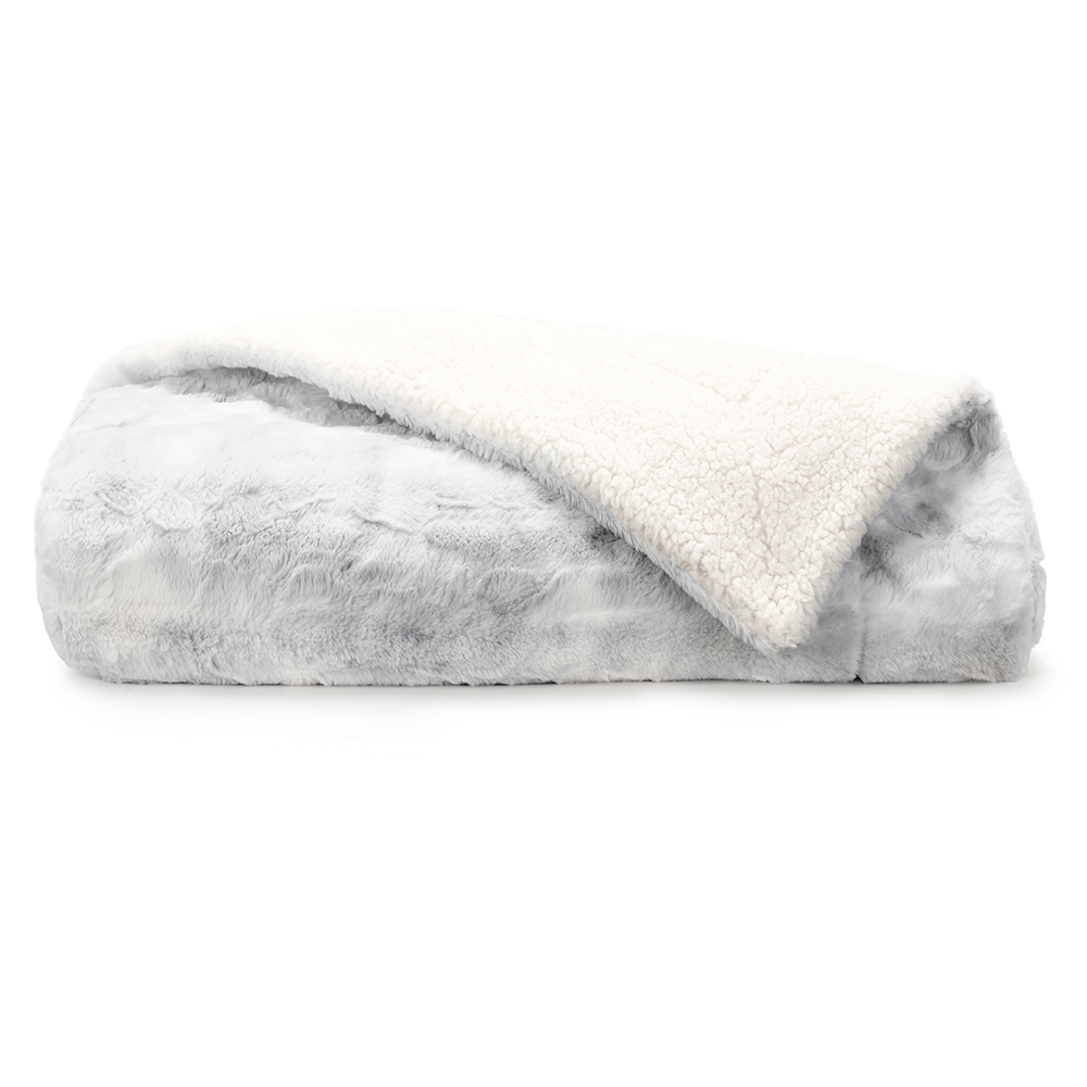 Faux Fur Tie Dye Throw Blanket (Sale) - Linens And Hutch