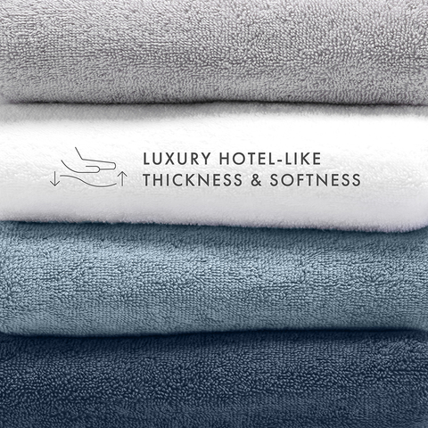 Ultra Soft 100% Cotton 4-Piece Bath Towel Set