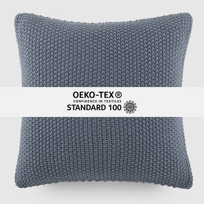 Seed Stitch Knit Throw Pillow Cover and Insert (Sale) - Linens And Hutch