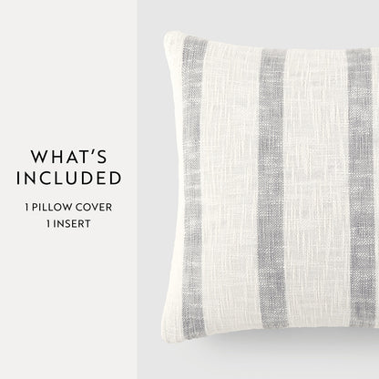 Yarn-Dyed Awning Stripe Décor Throw Pillow (Sale) - Linens And Hutch