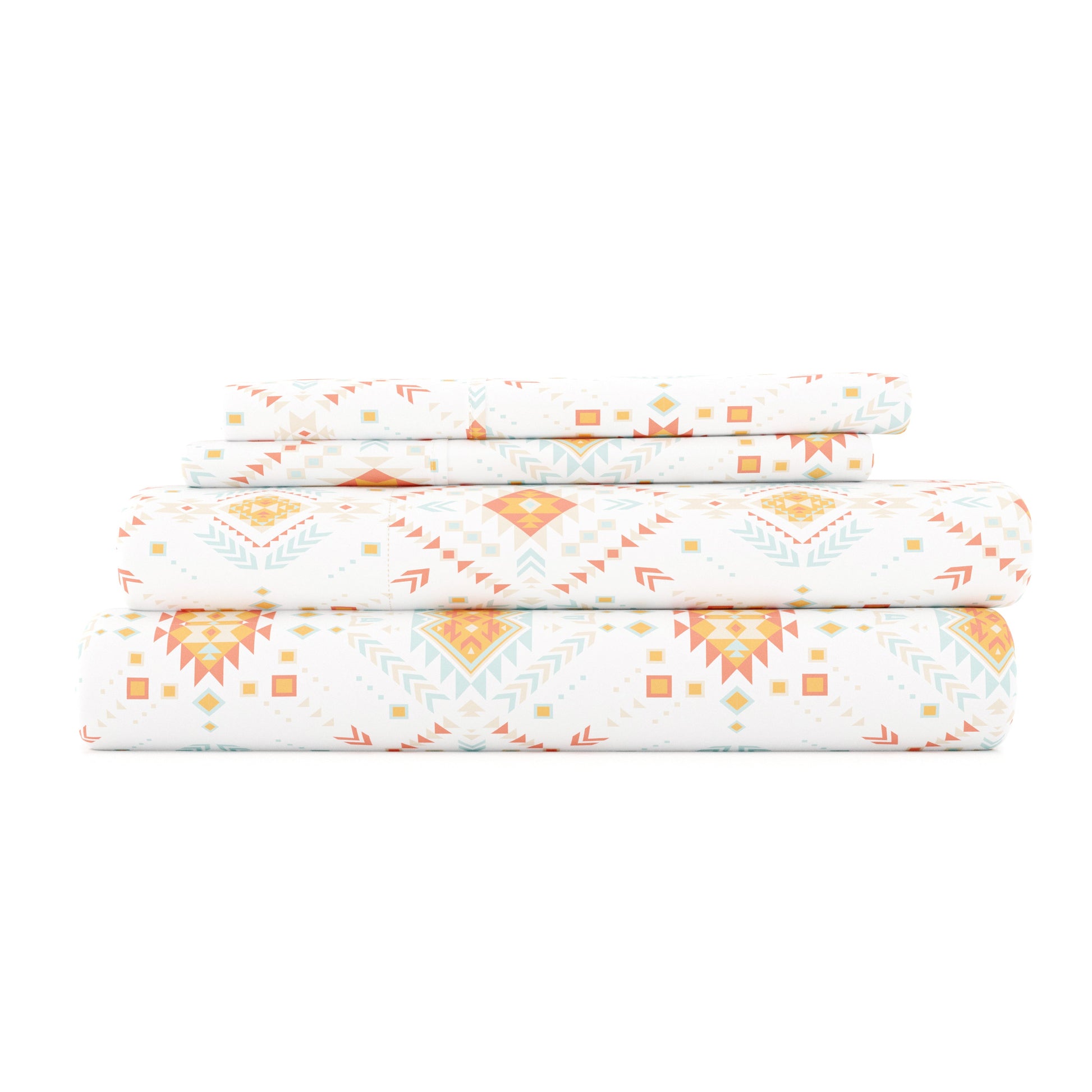 Aztec Dreams Pattern 4-Piece Sheet Set (Sale) - Linens And Hutch