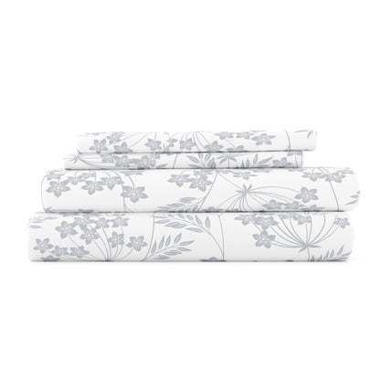 Chantilly Lace Style Pattern 4-Piece Sheet Set (Sale) - Linens And Hutch