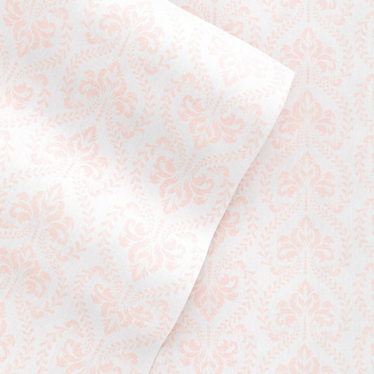 Classic in Pink Pattern 4-Piece Sheet Set (Sale) - Linens And Hutch