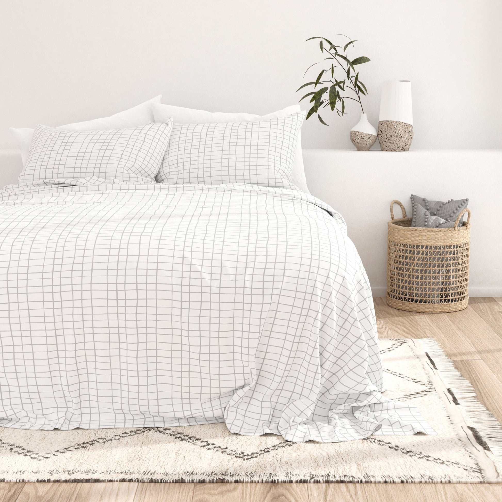 Crossroad Pattern 4-Piece Sheet Set (Sale) - Linens And Hutch
