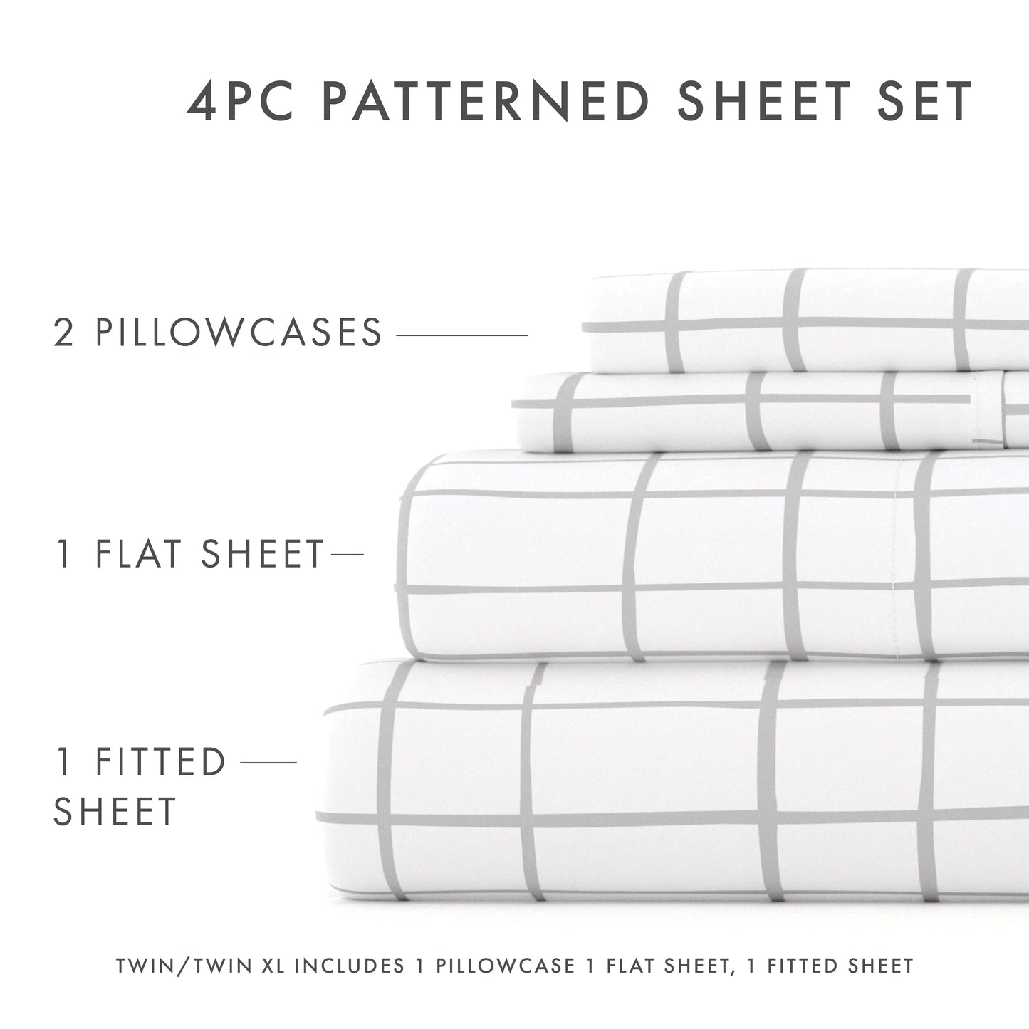 Crossroad Pattern 4-Piece Sheet Set (Sale) - Linens And Hutch