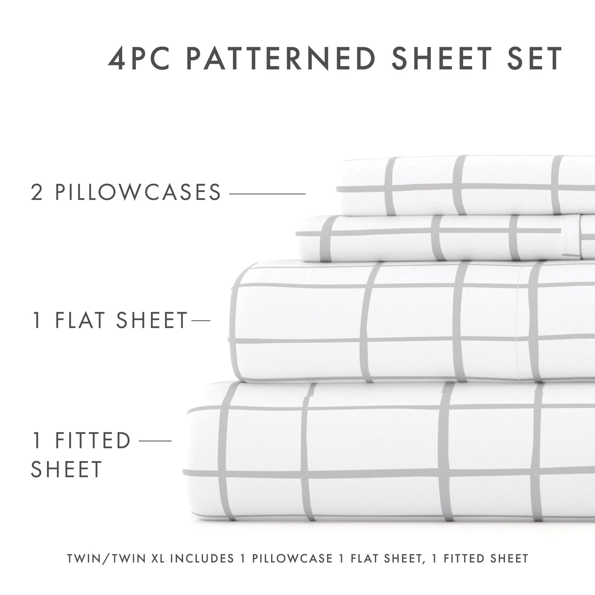 Crossroad Pattern 4-Piece Sheet Set (Sale) - Linens And Hutch