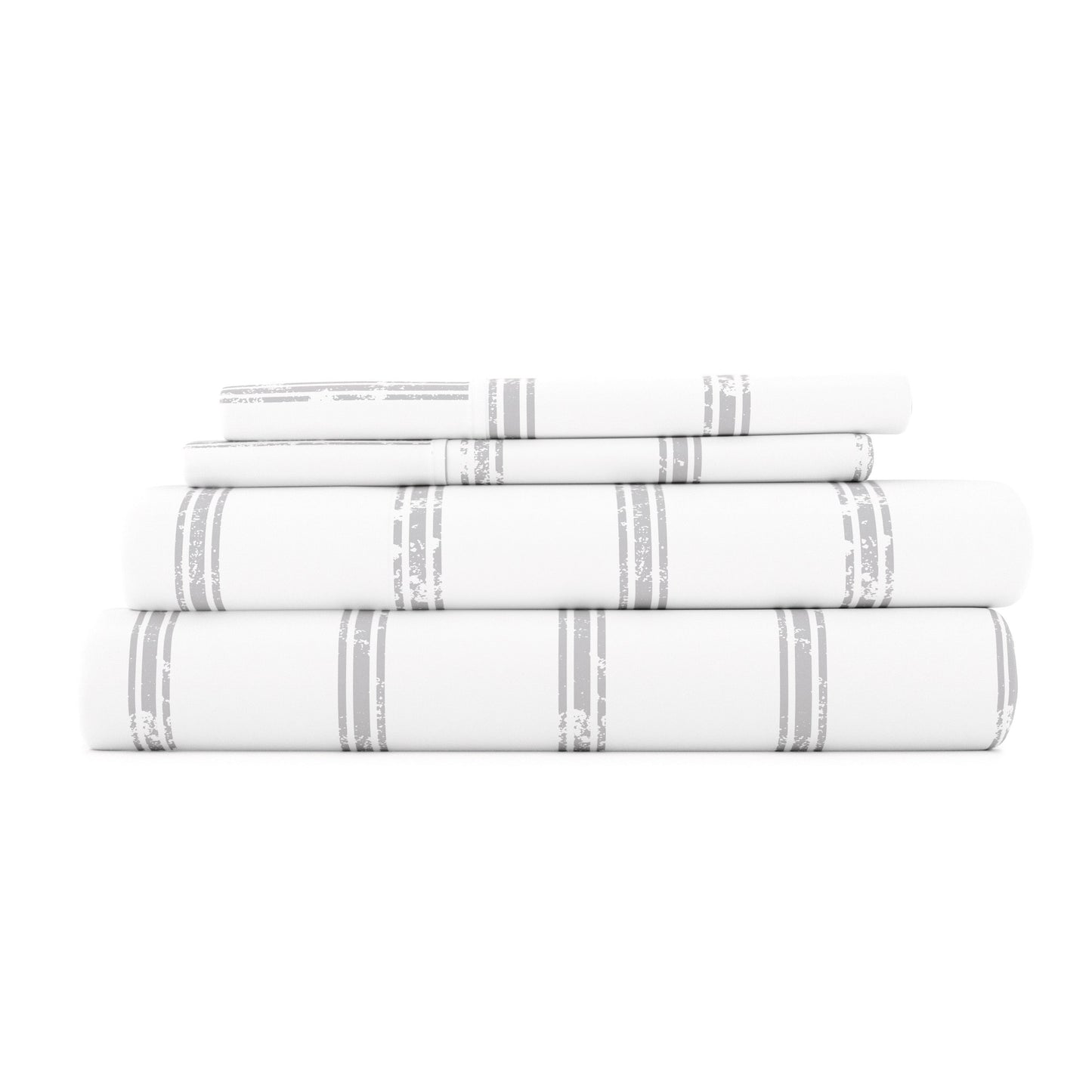Distressed Line Pattern 4-Piece Sheet Set (Sale) - Linens And Hutch