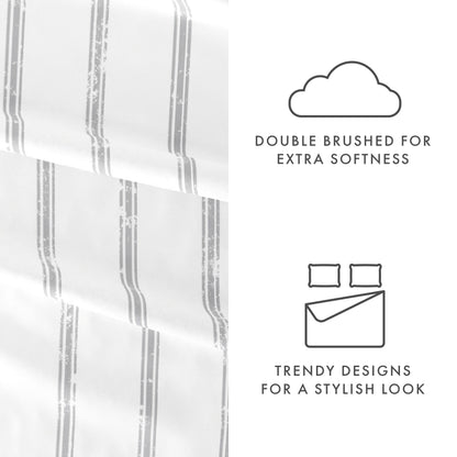 Distressed Line Pattern 4-Piece Sheet Set (Sale) - Linens And Hutch