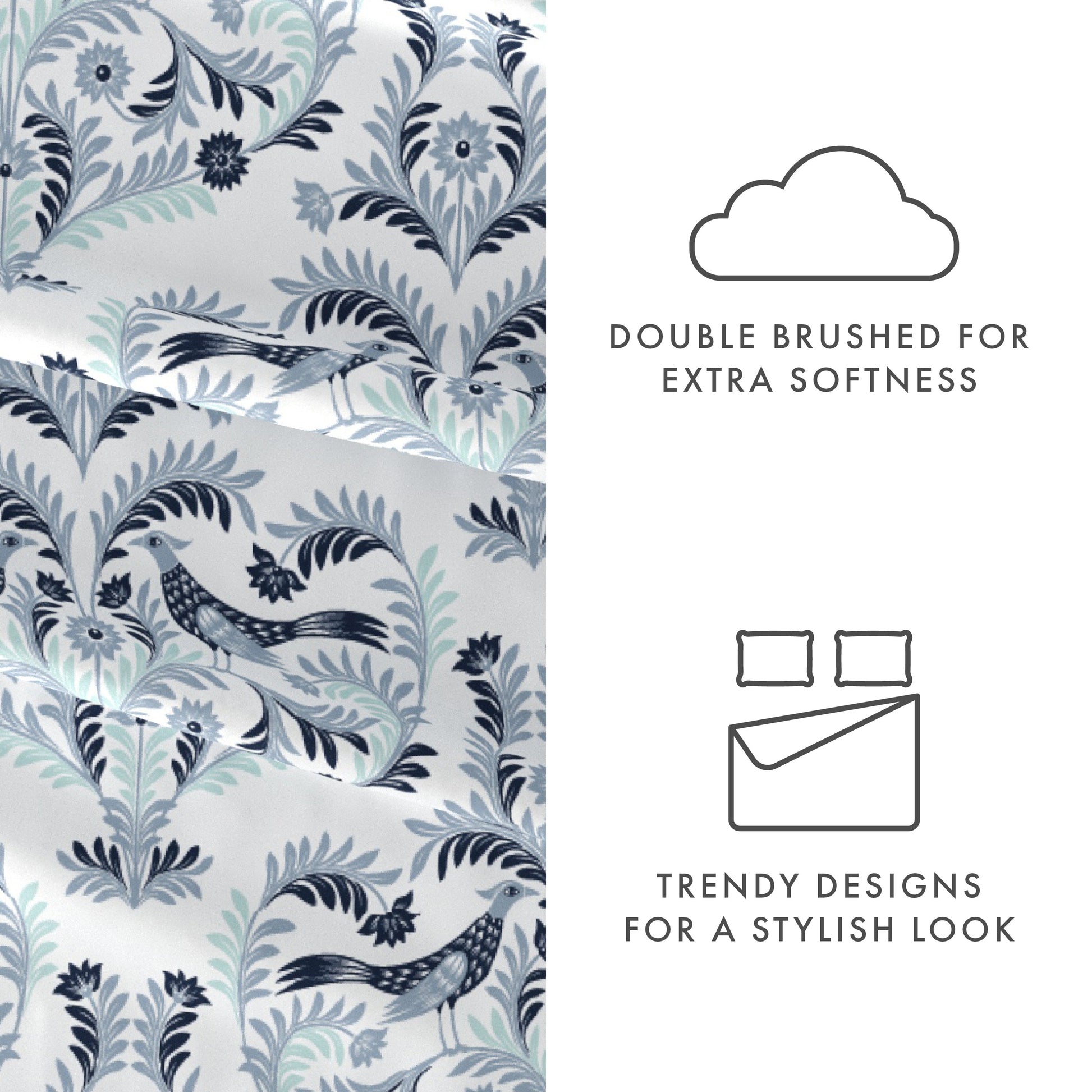 Garden Estate Pattern 4-Piece Sheet Set (Sale) - Linens And Hutch