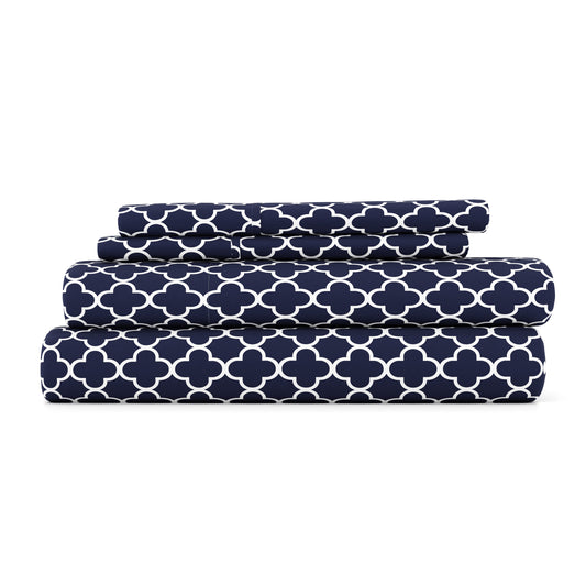 quatrefoil-navy