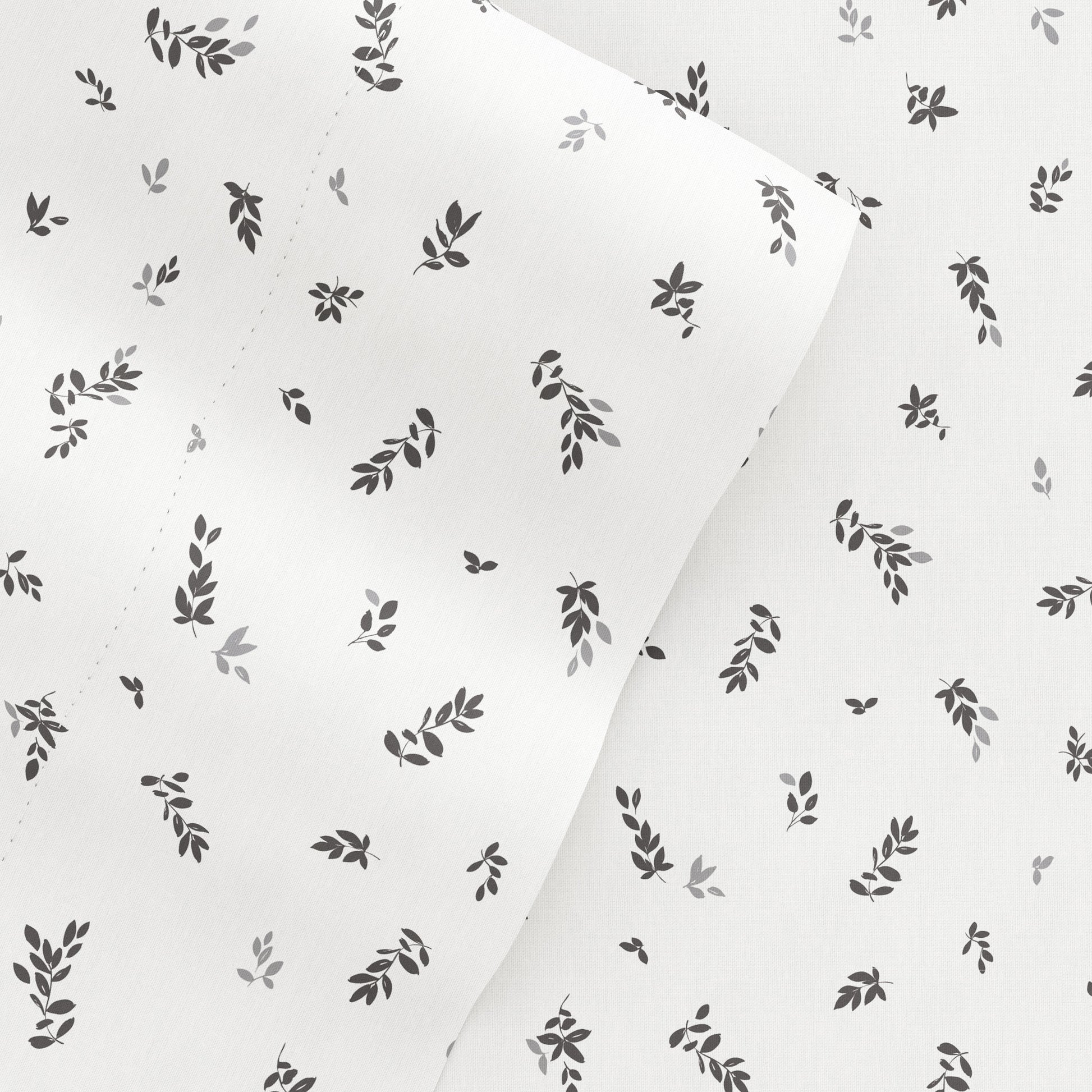 Spotted Leaves - Light Gray