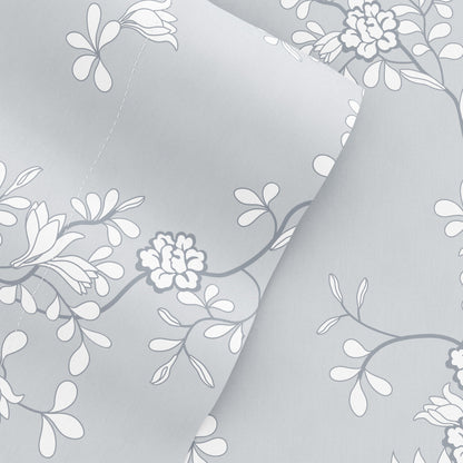 Trellis Vine Pattern 4-Piece Sheet Set (Sale) - Linens And Hutch