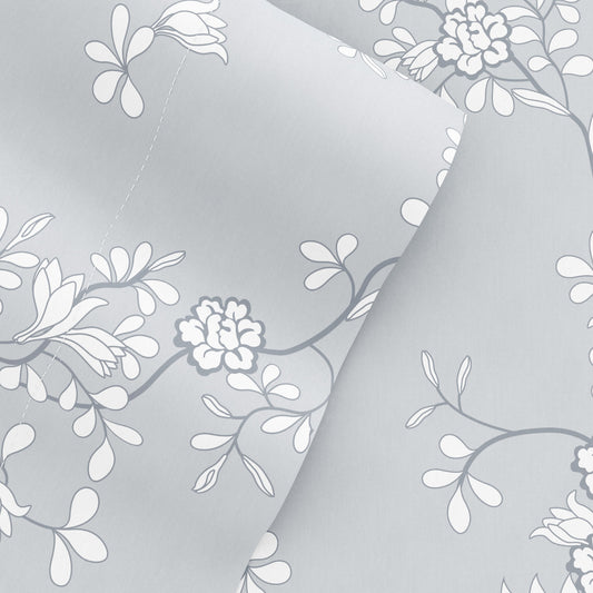 Trellis Vine Pattern 4-Piece Sheet Set (Sale) - Linens And Hutch