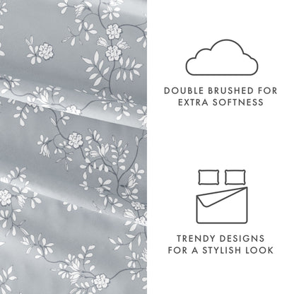 Trellis Vine Pattern 4-Piece Sheet Set (Sale) - Linens And Hutch