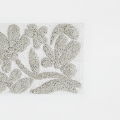 100% Cotton Floral Patterned Bath Mat