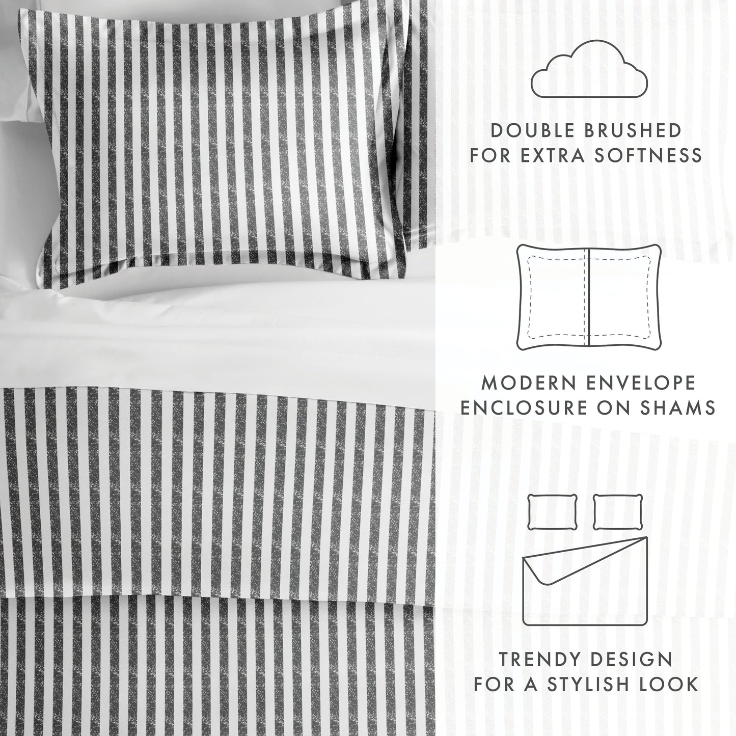 Rugged Stripes - Gray