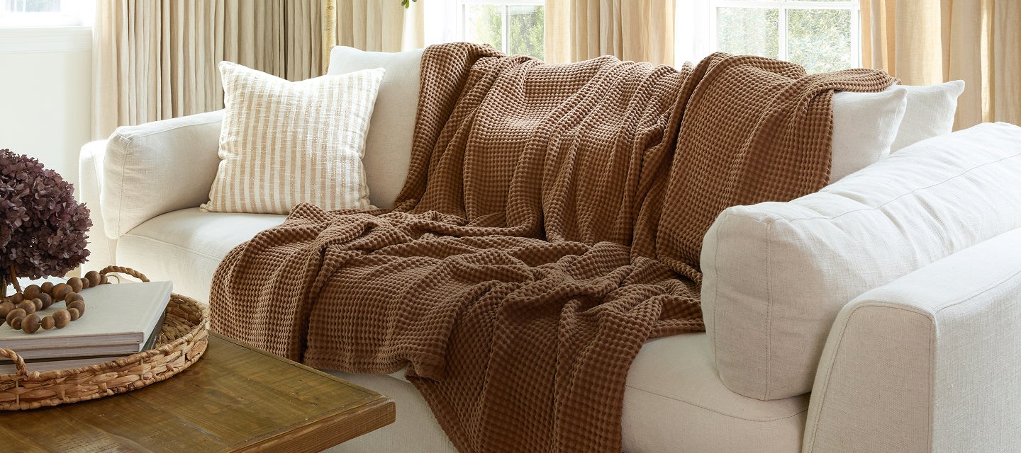 Our Waffle Blanket Is Back