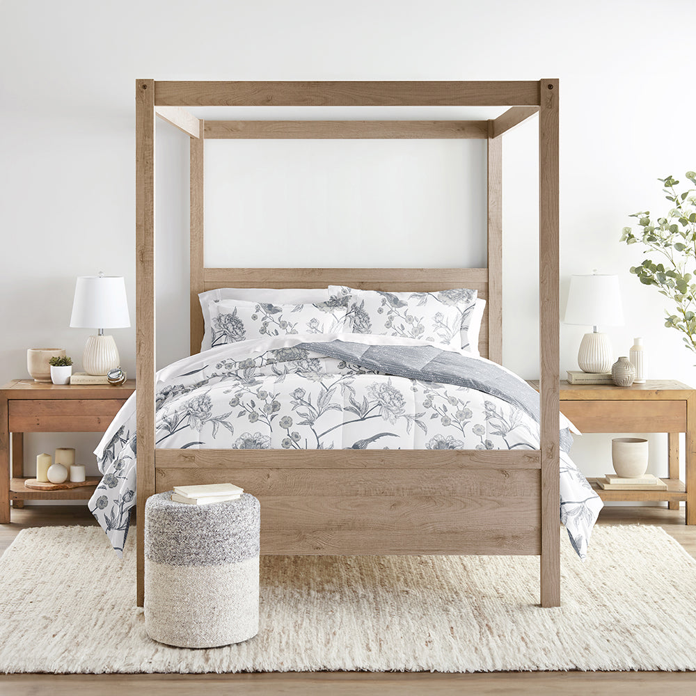 Molly Botanicals Reversible Down-Alternative Comforter Set (Sale) - Linens And Hutch