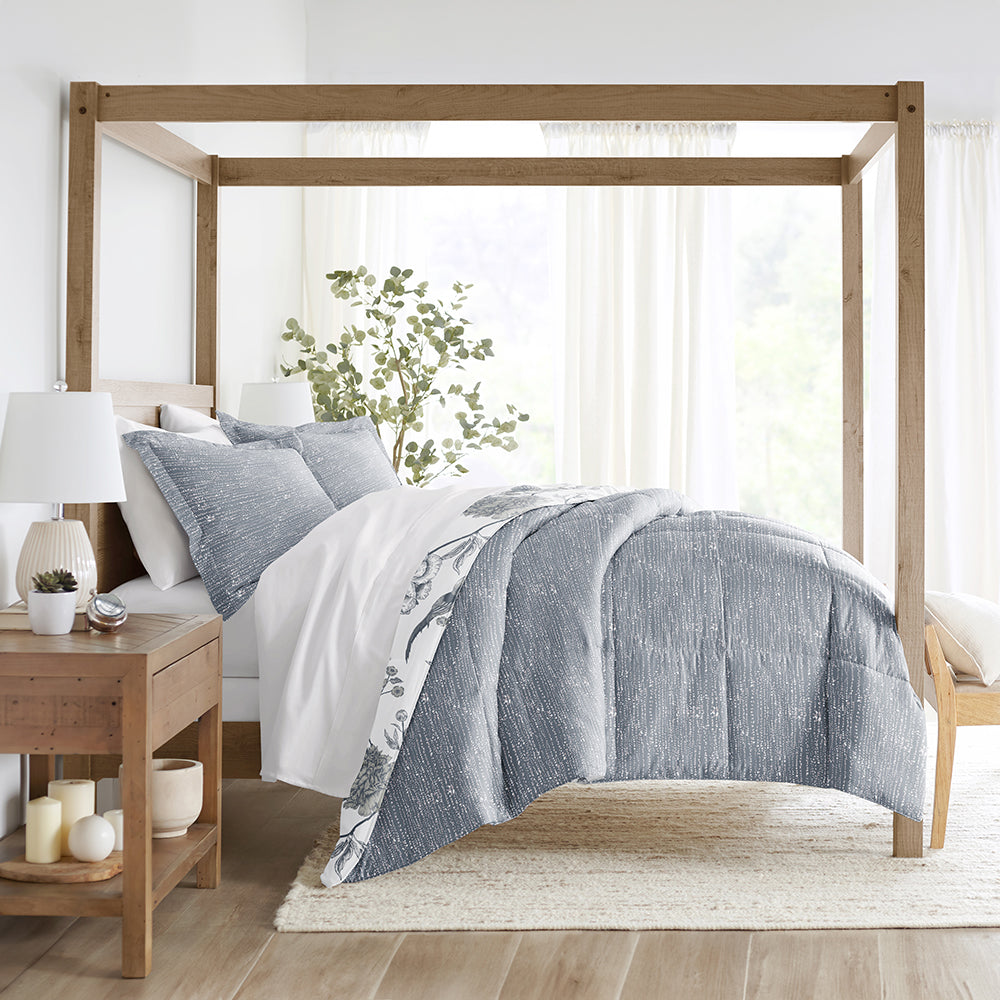 Molly Botanicals Reversible Down-Alternative Comforter Set (Sale) - Linens And Hutch