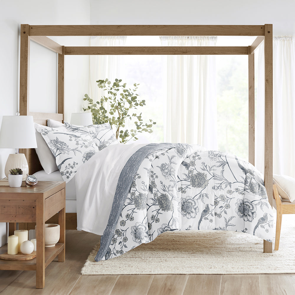 Molly Botanicals Reversible Down-Alternative Comforter Set (Sale) - Linens And Hutch