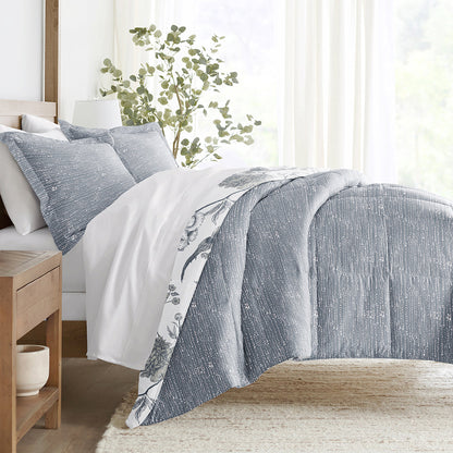 Molly Botanicals Reversible Down-Alternative Comforter Set (Sale) - Linens And Hutch