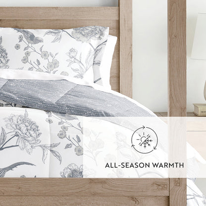 Molly Botanicals Reversible Down-Alternative Comforter Set (Sale) - Linens And Hutch