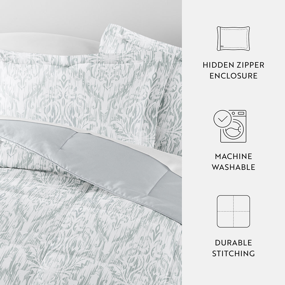 English Countryside Reversible Down-Alternative Comforter Set (Sale) - Linens And Hutch