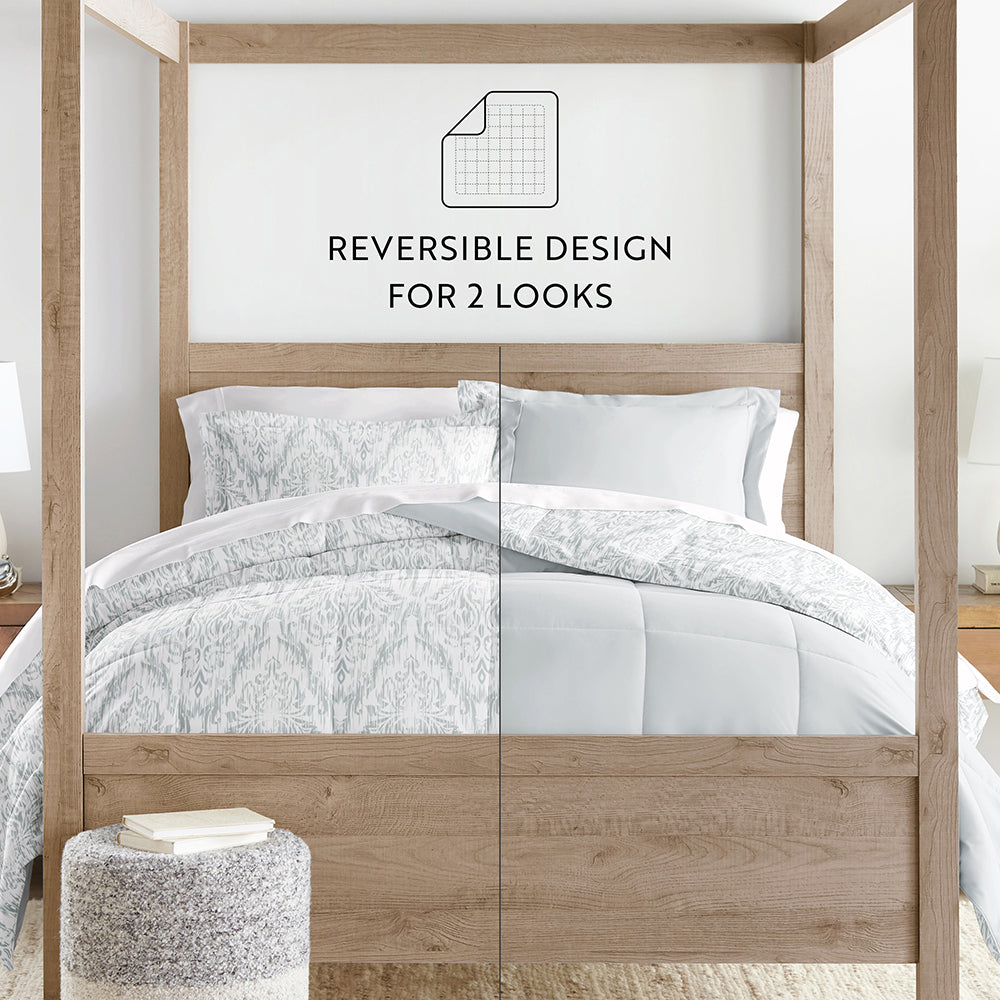 English Countryside Reversible Down-Alternative Comforter Set (Sale) - Linens And Hutch