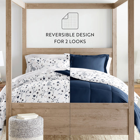 Farmhouse Dreams Reversible Down-Alternative Comforter Set