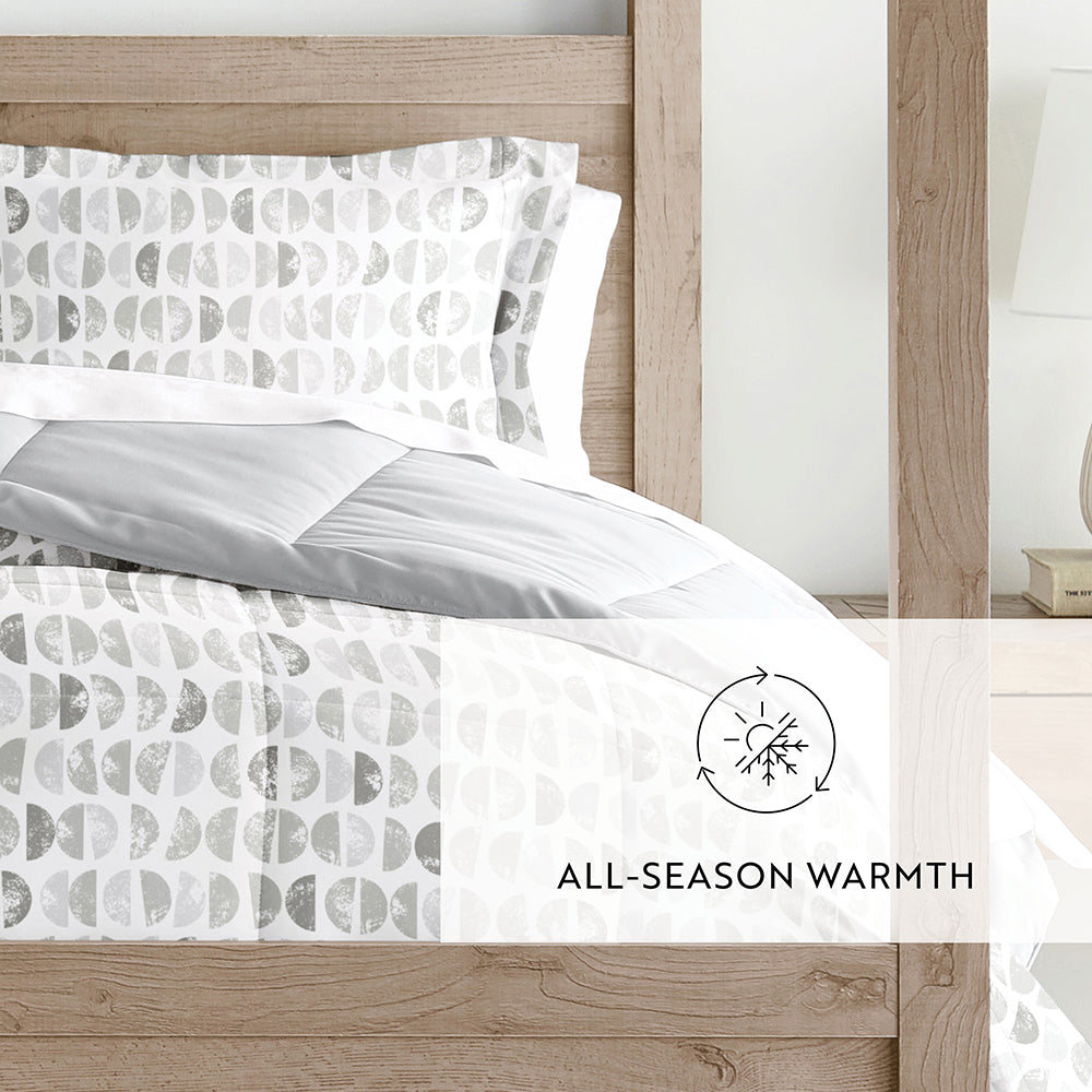 Moonlight Stars Reversible Down-Alternative Comforter Set (Sale) - Linens And Hutch