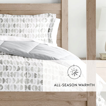 Moonlight Stars Reversible Down-Alternative Comforter Set (Sale) - Linens And Hutch
