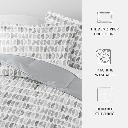 Moonlight Stars Reversible Down-Alternative Comforter Set (Sale) - Linens And Hutch
