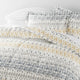 Gray, Mayan Stamp Reversible Down-Alternative Comforter Set