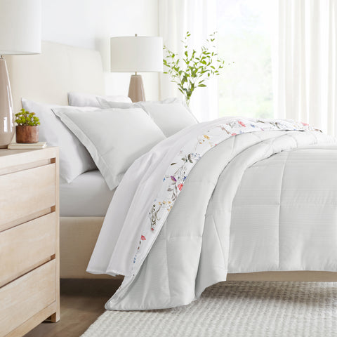 Buy Meadow Floral Reversible Down-Alternative Comforter Set