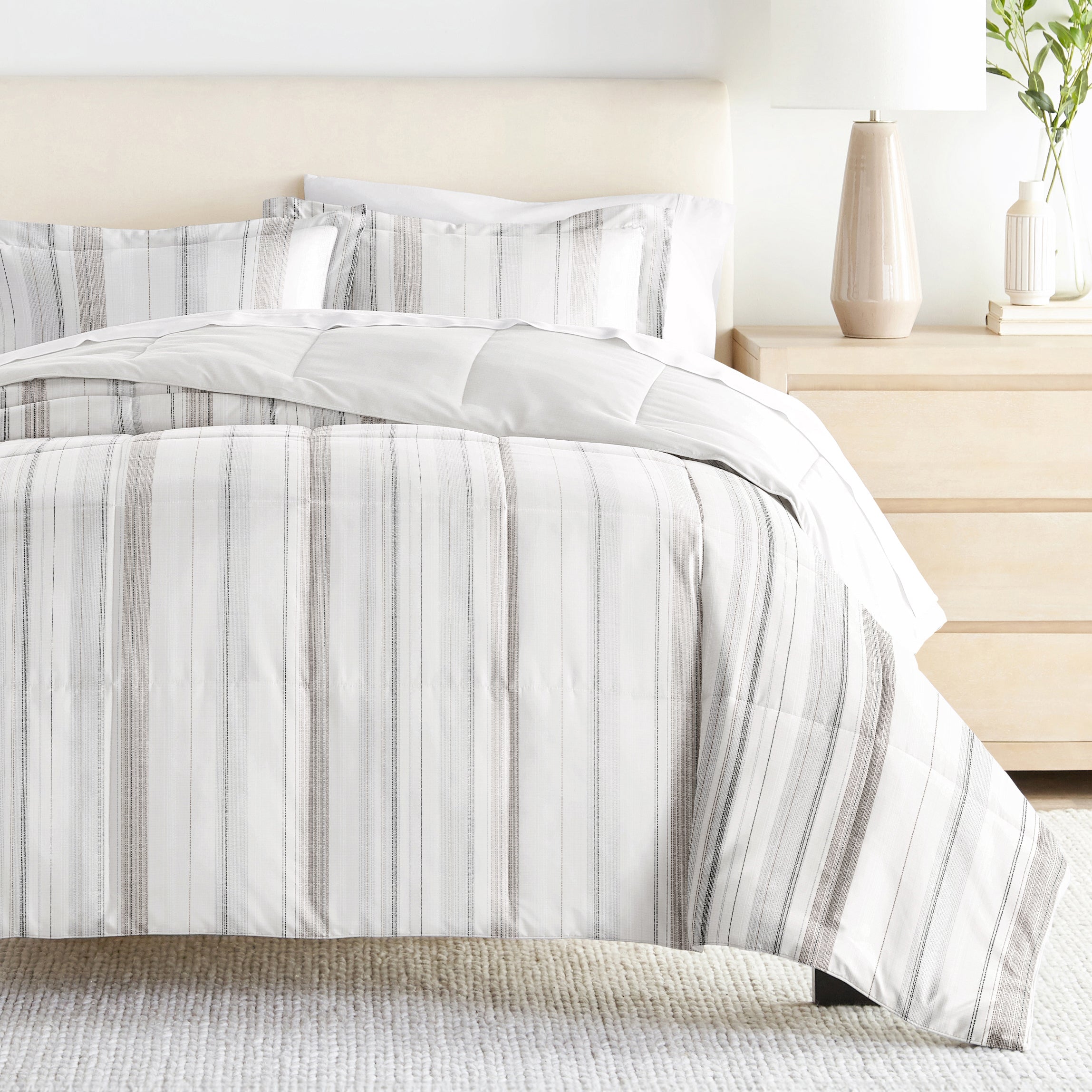 Buy Vertical Stripe Reversible Down Alternative Comforter Set LINENS buy-vertical-stripe-reversible-down-alternative-comforter-set-linens