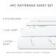 Bluebirds Pattern 4-Piece Sheet Set - Sale