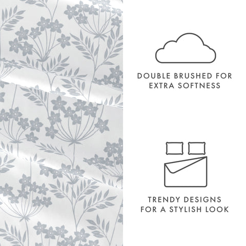 Chantilly Lace Style Pattern 4-Piece Sheet Set