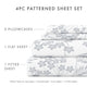 Chantilly Lace Style Pattern 4-Piece Sheet Set - Sale