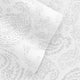 Light Gray, Coarse Paisley Pattern 4-Piece Sheet Set