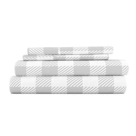Country Plaid Pattern 4-Piece Sheet Set - Sale - Linens And Hutch