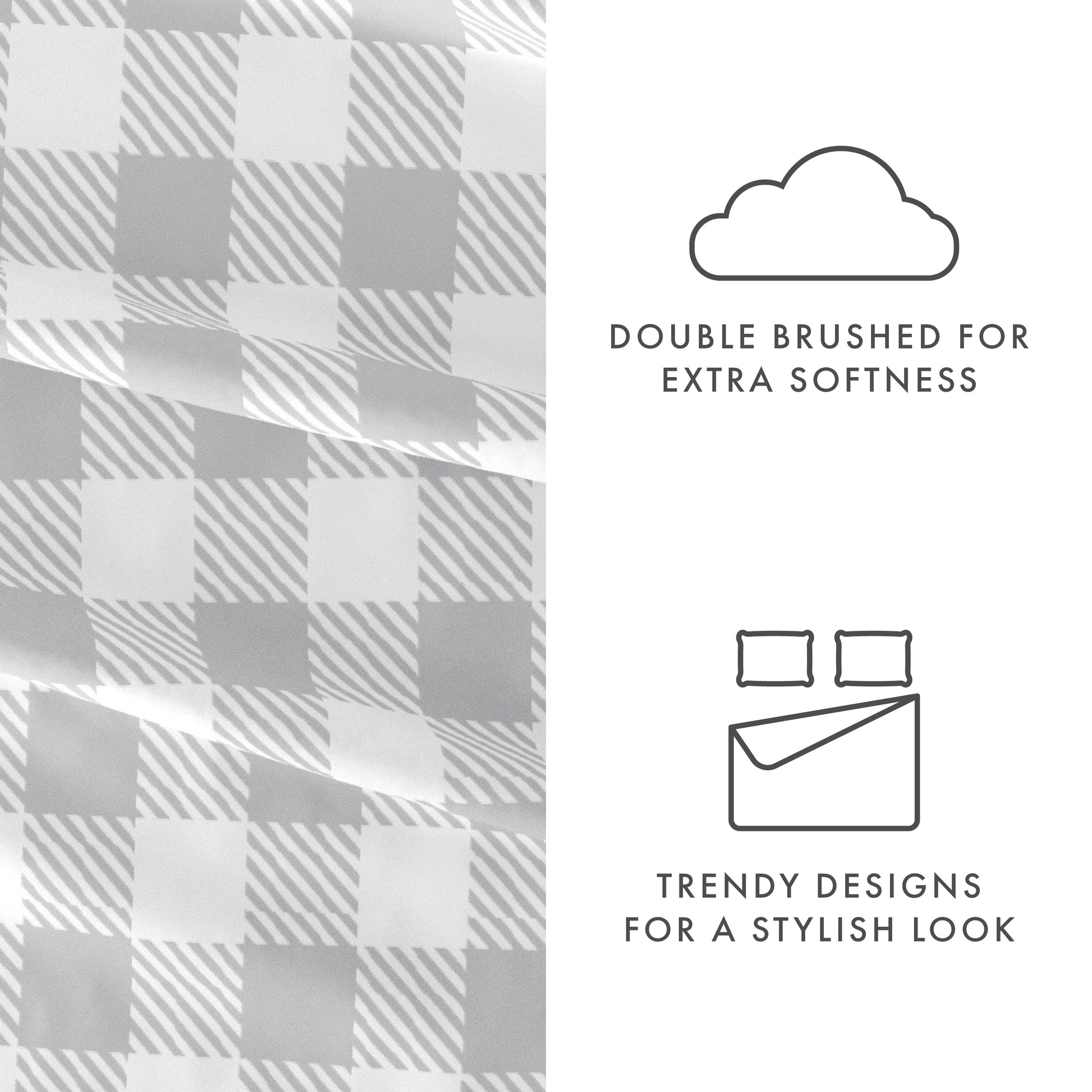 Country Plaid Pattern 4-Piece Sheet Set - Sale - Linens And Hutch