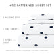 Dots Pattern 4-Piece Sheet Set - Sale