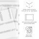 Distressed Line Pattern 4-Piece Sheet Set - Sale