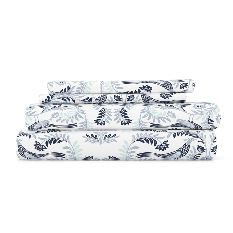 Garden Estate Pattern 4-Piece Sheet Set - Sale
