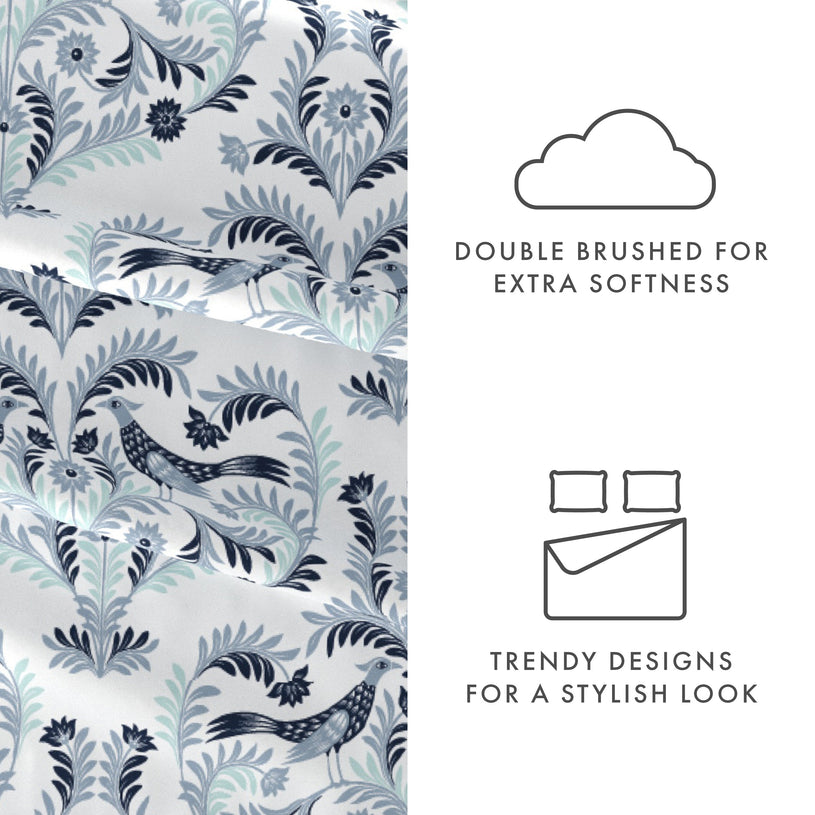 Garden Estate Pattern 4-Piece Sheet Set - Sale