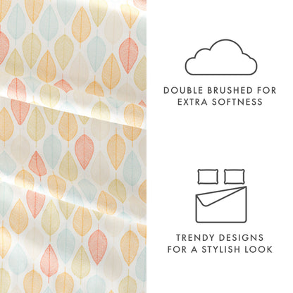 Leaf Pattern 4-Piece Sheet Set - Sale - Linens And Hutch
