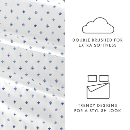 Lily Pattern 4-Piece Sheet Set - Sale - Linens And Hutch