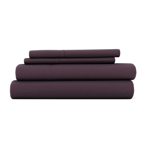 Purple, 4-Piece Essential Sheet Set