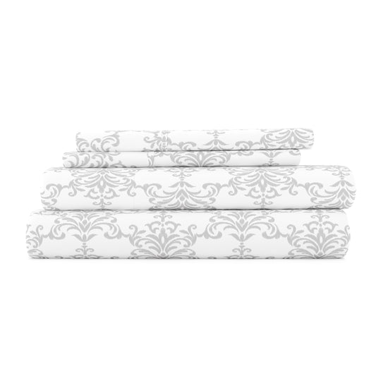 Soft Bouquet Pattern 4-Piece Sheet Set - Sale - Linens And Hutch